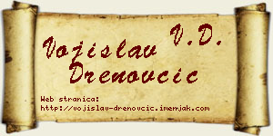 Vojislav Drenovčić vizit kartica